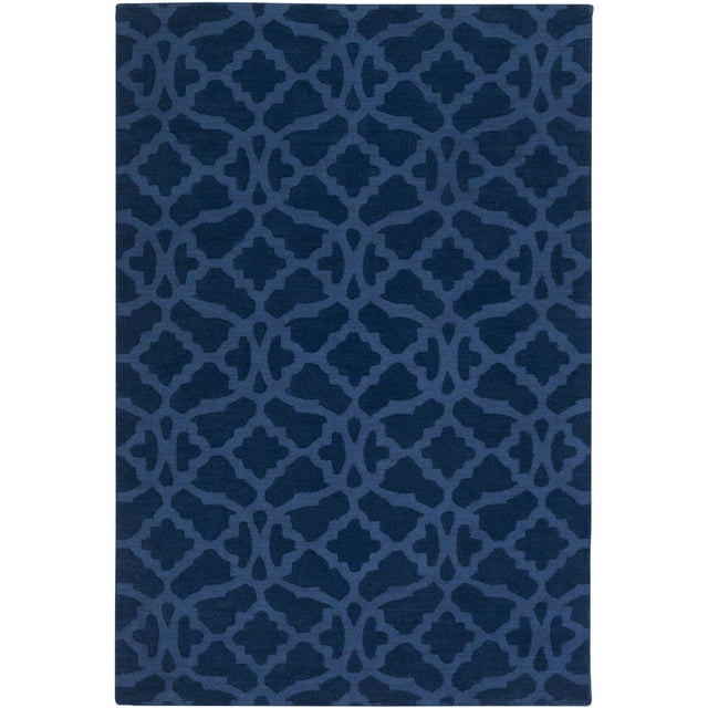 Surya Solid And Border 5' X 7' 6" Blue Area Rug AWMP4030-576