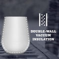 thumbnail image 4 of Vaso de vino YETI Rambler, 300 ml, con aislamiento al vacío, acero inoxidable, 4 of 7