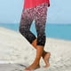 thumbnail image 2 of Pantalones de Yoga de Mujer Capris Impreso Casual Elástico, Pantalones de Yoga de Mujer de Cintura Alta para Todo el Uso de Temporada, 2 of 4