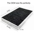 thumbnail image 2 of Filtro de aire de cabina EVTIME para Tesla Model S 2012-2015 con carbono, 2 of 6