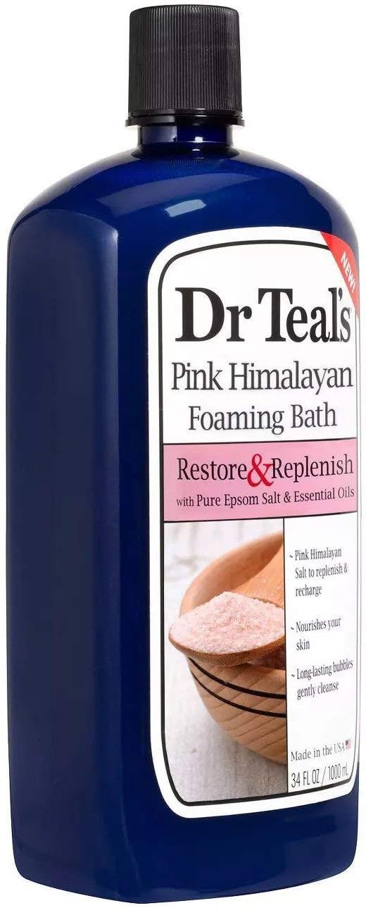 Dr Teal's Foaming Bath 3-Pack (102 Fl Oz Total) Pink Himalayan