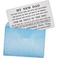 thumbnail image 6 of Wedding Engraved Wallet Card for My New Dad, Wedding Gifts for Groom's Father, to Father-In-Law from Bride On Wedding Day, 6 of 6