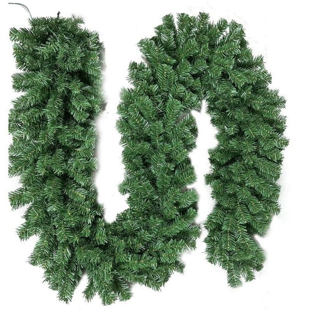 Christmas Tree Decorations,1PC Simulation Rattan Christmas Tree Pendant Green 106.29in,Decorative Rattan Ring PVC Holiday Garland,Christmas Decorations for The Home
