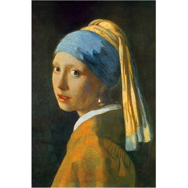 EuroGraphics 1500-5158 Fille avec la Perle Boucle d'Oreille Jan Vermeer de Delft Affiche
