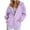 Light Purple, variant on Womens Zip Up Hoodies Long Sleeve Oversized Sweatshirts Y2K Jacket Pockets Fashion Clothes (Light Purple, XL)