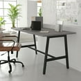 thumbnail image 4 of Flash Furniture 60" x 30" Double Sided Laminate Rectangular Conference Room Table, Gray Oak, 4 of 12