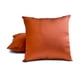 thumbnail image 3 of Funda de almohada lumbar de lujo HomeCentric, color óxido, paquete de 2, 30 x 40 cm (12 x 16 pulgadas), funda de almohada rectangular lisa y lisa de seda artística, estilo moderno liso - Lujo óxido, 3 of 5