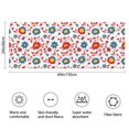 thumbnail image 3 of Pioneer Flower Floral Print Pattern Bathroom Rugs Mat, Non Slip Microfiber Bathroom Rug with Rubber Backing, Soft Mats for Bathroom Floor Tub Shower, 24"x60", 3 of 5