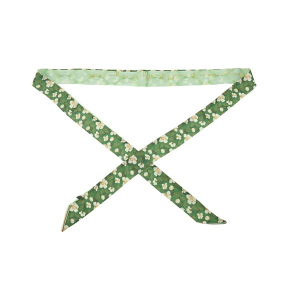 Unique Bargains 1 Pc Headband Versatile Multi-function Hairband for Women Green Beige