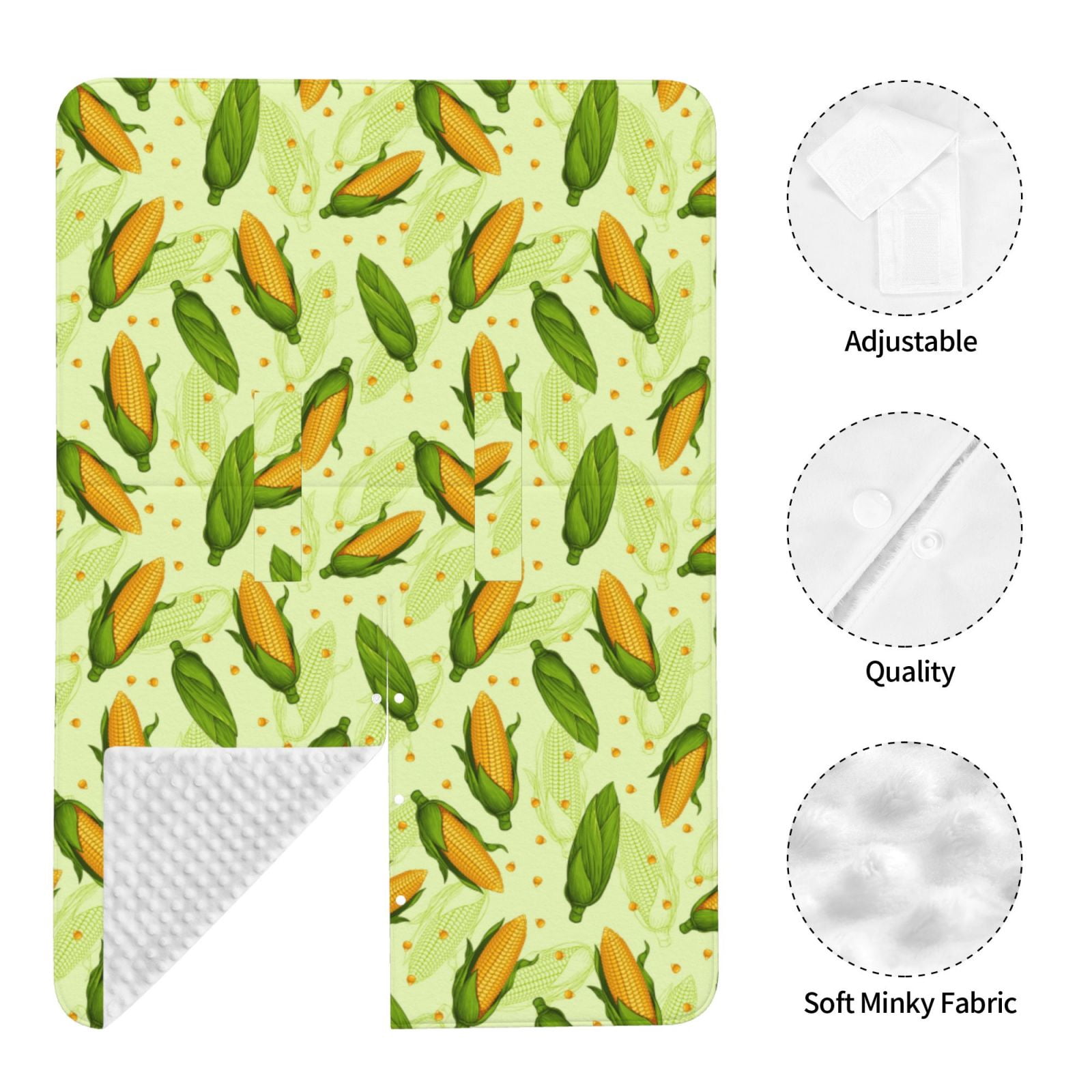 Naloa Fresh Corn Baby Car Seat Cover, Breathable Baby Carrier Cover, Multiuse Baby Carrier Cover & Nursing Breastfeeding Cover