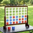 thumbnail image 4 of Trimate Wooden Giant Connect 4 Game for Outdoor and Indoor Use, 42 Pieces, 4 of 10