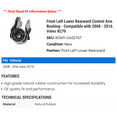 thumbnail image 2 of Front Left Lower Rearward Control Arm Bushing - Compatible with 2008 - 2016 Volvo XC70 2009 2010 2011 2012 2013 2014 2015, 2 of 2