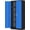 Black Blue, variant on SOLAURA 72 Inches Tall Metal Garage Storage Cabinets, Lockable Storage Cabinet with Doors and Adjustable Shelves for Office, Home, Shops, Garage, Black
