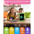 thumbnail image 7 of Bravokids LCD Writing Tablet for Kids 2 Pack, 8.5" Dinosaur Doodle Board with Lock Function, Erasable, Portable Toy Gifts for 3 4 5 6 Years, 7 of 7