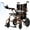 Leopard Brown, variant on Upgrade 20+ Miles Range Electric Wheelchairs for Adults,Arshin Electric Wheelchair Lightweight Foldable with 360°Joystick,All Terrain Dual Motors Silent,USB Port,286+ lbs Capacity(Purple)