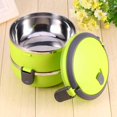 thumbnail image 2 of Round 2‑Layer Durable Stainless Steel Lunch Box Bento Picnic Food Container, 2 of 10