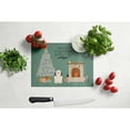 thumbnail image 3 of Carolines Treasures CK7582LCB Lowchen Christmas Everyone Glass Cutting Board Large 12H x 16W multicolor, 3 of 3