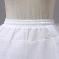 thumbnail image 5 of Mightlink Bridal Wedding Dress Tulle Bottom Fluffy Lining Tutu Skirt Petticoats Underskirt, 5 of 7