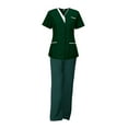 thumbnail image 3 of STARTIST Women's Nursing Scrub Set, Green, 1 Set, 3 of 9