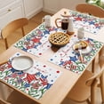 thumbnail image 5 of Independence Day Placemats Set of 4 4th of July Red Blue Stars Patriotic Place Mats Indoor Wipeable Table Mats Washable Cloth Dining Table Placemats for Kitchen Holiday Party Home Decor 13x19 Inch, 5 of 9