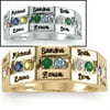 Keepsake Personalized Bountiful Love Mother's Birthstone Ring available in 10kt Gold Plate, 10kt Gold and 14kt Gold