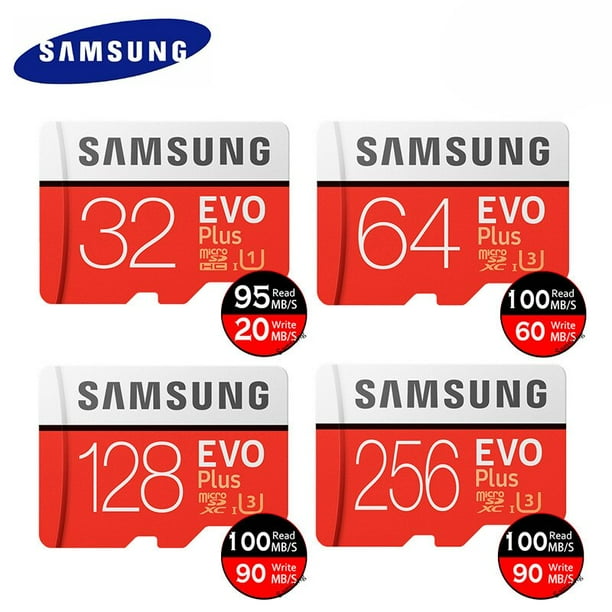 Tarjeta de memoria TF Micro SD Clase 10, alta velocidad, EVO Plus, U3, 32GB, 128GB, 256GB, Mini USB, 4 en 1, lector de tarjetas Flash, juego PS Vita Fivean unisex