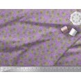 thumbnail image 2 of Soimoi Silk Fabric Chestnut Leaves Decor Fabric Printed Yard 42 Inch Wide, 2 of 3