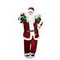thumbnail image 2 of Northlight 58" Deluxe Life-Size Animated and Musical Decorative Dancing Santa Claus Christmas Figure, 2 of 2