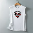 thumbnail image 2 of Birdeem Womens Sleeveless Top V-Neck Pullover Printing Vest, 2 of 5