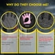 thumbnail image 4 of Guantes de levantamiento de pesas transpirables sin dedos para gimnasio, 4 of 6