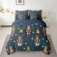 thumbnail image 2 of Castle Fairy Merry Christmas 7-Piece Twin Bedding Sets,Cartoon Nutcracker Bedding Comforter Set,Festival Theme Breathable Sheet Sets,Breathable Xmas Home Decor,Reversible, 2 of 8