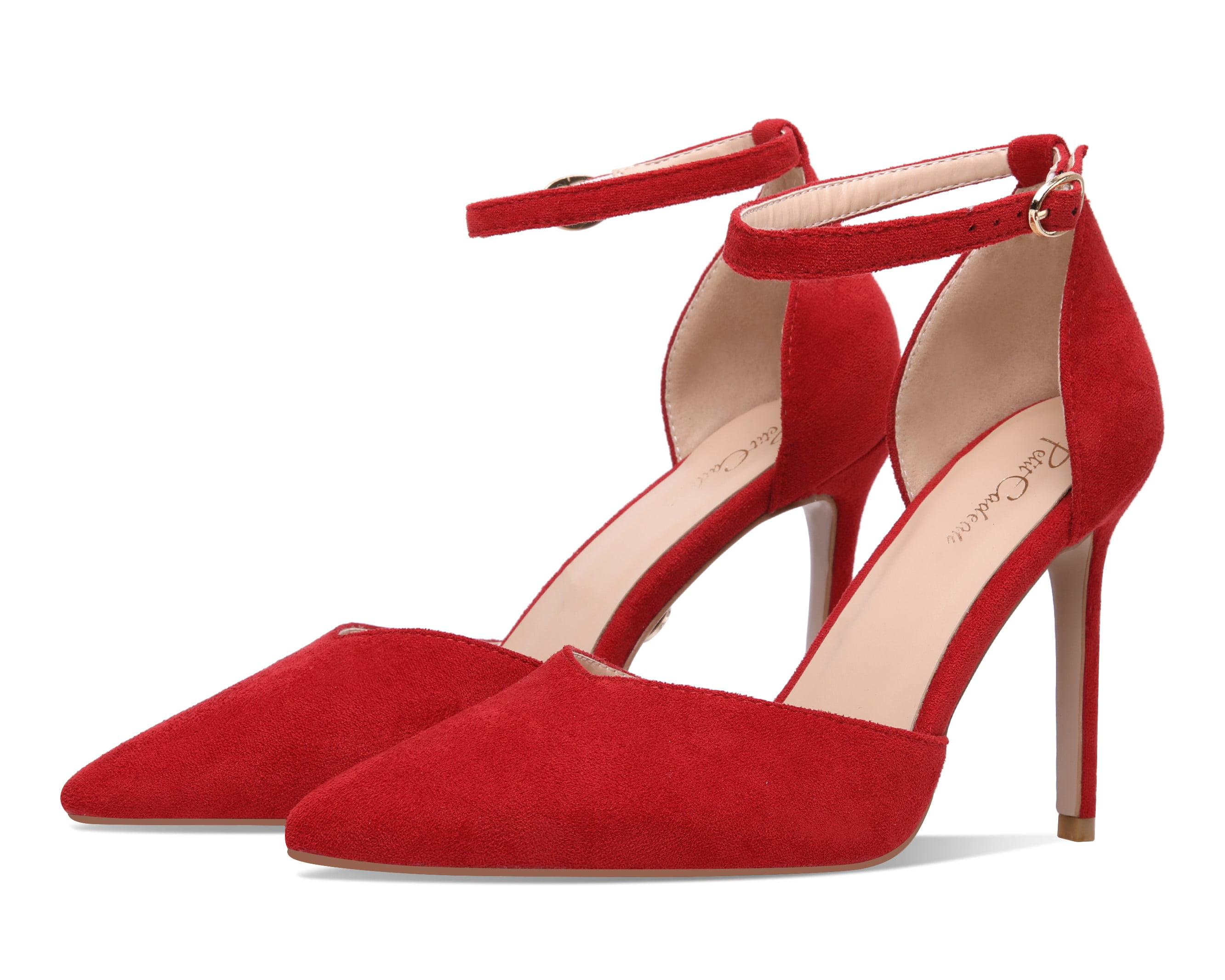 Colisha Heels for Women Low Heel Pumps Shoes Peep Toe Ankle Strap Dress  Dancing Shoes Size 4-9 Leopard Stitching 7.5 - Walmart.com