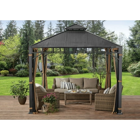 Better Homes & Gardens 10' x 10' Hardtop Gazebo - Walmart.com