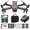 Black, variant on Gifts for 11 Year Old Boys, Drone with Daul 4K FPV Camera Remote Control Toys Gifts for Boys Girls with Altitude Hold Headless Speed Adjustment, Black