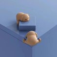 thumbnail image 5 of Protector para las esquinas de las mesas de cachorros, cubierta protectora de borde de silicona suave de seguridad para muebles de seguridad infantil, color blanco, 8 Uds., 5 of 5