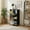 Color-4, variant on 4 Drawer Vertical Storage Dresser Vertical artwork abstract paint strokes oil canvas Acrylic with Wood Top Fabric Pull Drawers