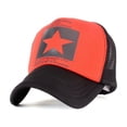 thumbnail image 4 of Gorra de béisbol de tenis con patrón grande de estrella de cinco puntas de verano, gorra de camión para hombres y mujeres, gorra de hip-hop, 4 of 6