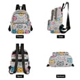 thumbnail image 4 of FORMRS Mini Backpack Purse for Women Travel Daypack Casual Shoulder Bag, Cute Cat Pattern, 4 of 7