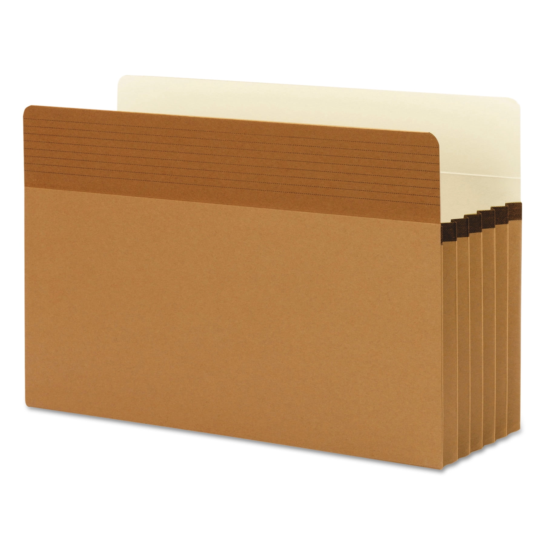 Smead, SMD73211, Easy Grip File Pocket - Straight-Cut Tab, 10 / Box, Redrope