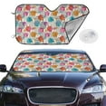 thumbnail image 2 of Haiem Easter Egg Car Windshield Sun Shade - Blocks UV Rays Sun Visor Protector, Sunshade to Keep Your Vehicle Cool, Universal Fit SUV Van Sedan-Medium, 2 of 7
