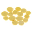 thumbnail image 2 of Paquete De 4 Alfombrillas De Repuesto Duraderas De Color Amarillo Piccolos, Diámetro: 10/9/8 Mm Sunnimix Almohadillas de Piccolo profesionales, 2 of 8
