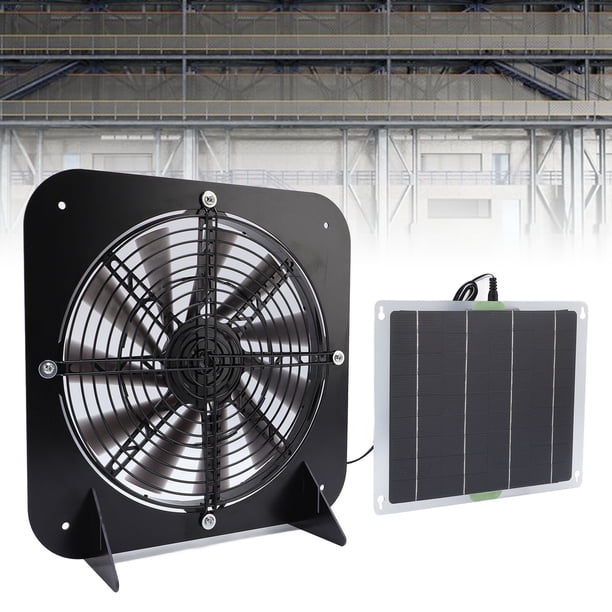 Equipo De La Fan Del Panel Solar, Instalación Fácil Segura De La Fan Accionada Solar Del Panel Solar 10W Para El Sitio Del Almacén