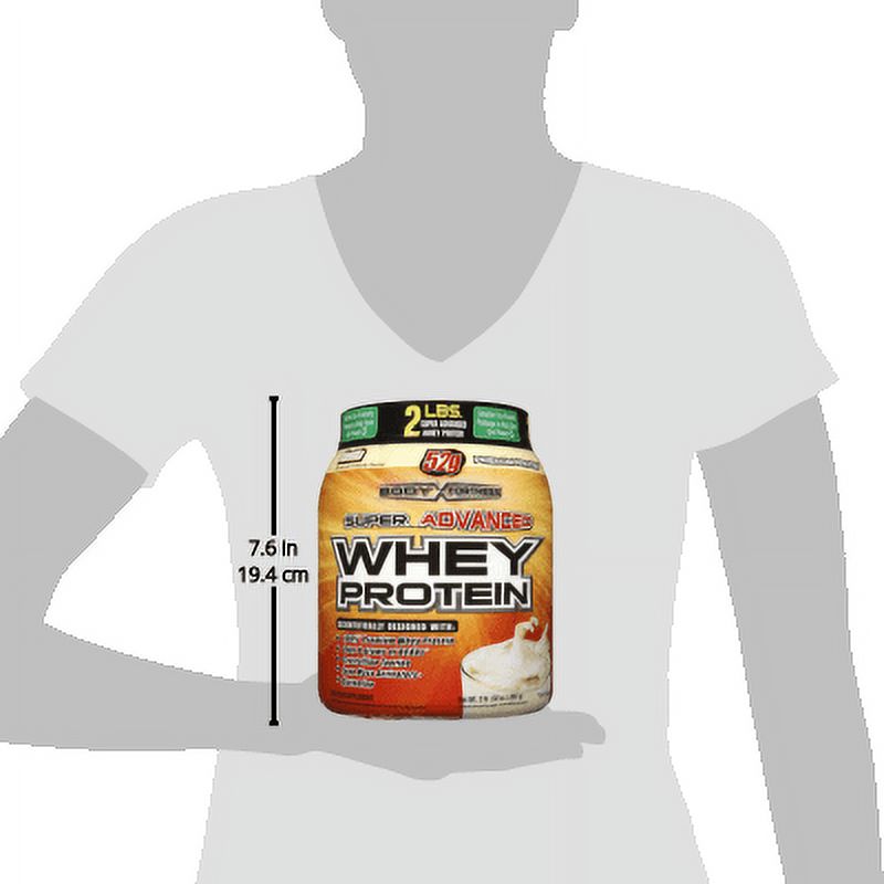 Body Fortress Super Advanced Whey Protein Powder Vanilla 1.95 LB - image 4 of 8