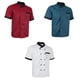 thumbnail image 1 of 3pcs Men Unisex Summer Executive Chef Coat Chefwears Durable Cook Uniform XL Zulema none, 1 of 8