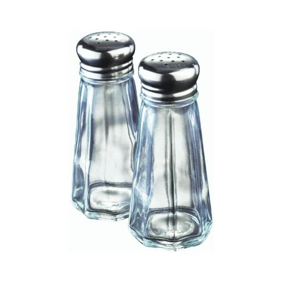 Lifetime Hoan 156-6 Lifetime Brands Salt & Pepper Set 3 Oz Clear Glass Pack of 1