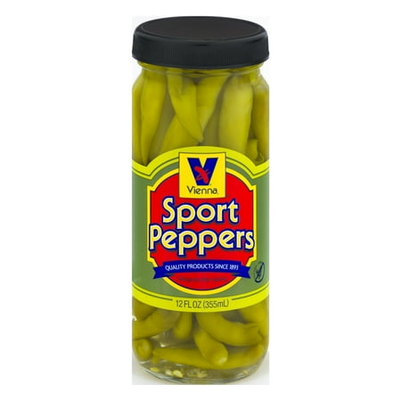 Vienna Beef Vienna Sport Peppers, 12 oz - Walmart.com