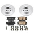 thumbnail image 2 of PowerStop Rear Geomet Coated Brake Rotor and Pad Kit Fits: PONTIAC TOYOTA Select Models CRK4670, 2 of 4