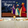thumbnail image 3 of 7x5ft Epiphany Feliz Dia de Reyes Backdrop Three Kings Day Photography Background Jesus Nativity Christmas Party Decorations Banner Photo Props, 3 of 6
