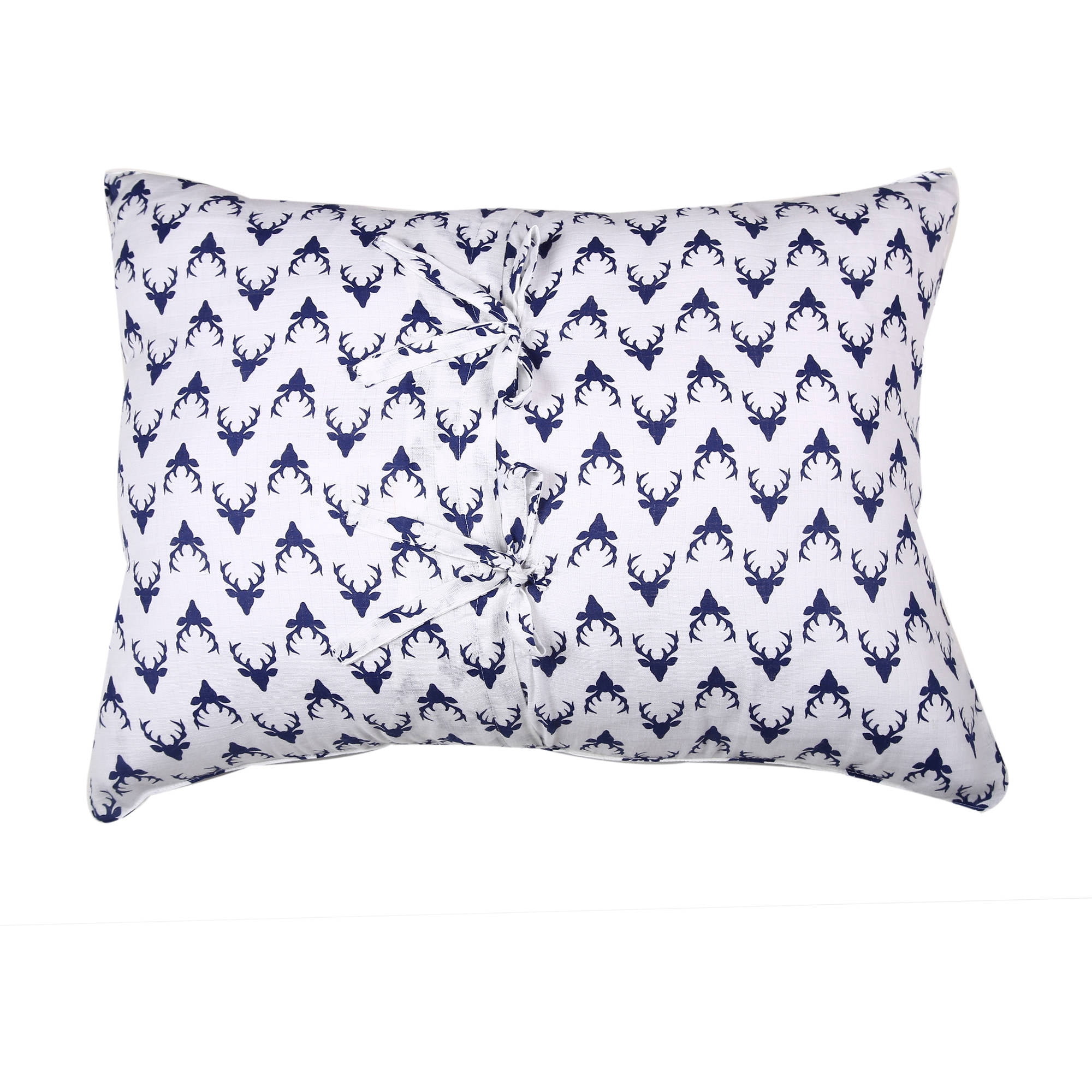 Bacati - Aztec/Tribal Navy 3-Piece 100% Cotton breathable Muslin Toddler Bedding Sheet Set, Bucks