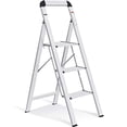 thumbnail image 2 of APEXCHASER 3 Step Ladder, Aluminum Lightweight Folding Step Stool with Utility Handle, Anti-Slip Steps Wide Platform for Kitchen, Pantry, Home,Office, 2 of 4